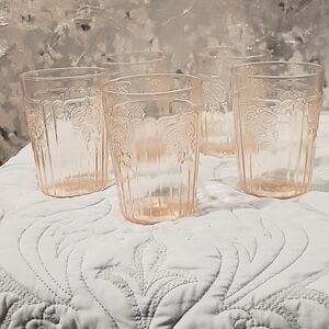 Set of 5 Mayfair Pink 9 oz. Tumbler